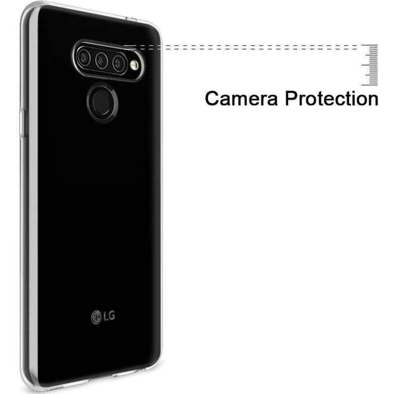 LG Q60 Kılıf Zore Süper Silikon Kapak