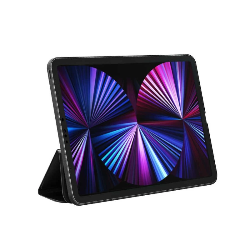 More TR Apple iPad 10.2 2021 (9.Nesil) Wiwu Ayrılabilen Magnetik Standlı Tablet Kılıfı