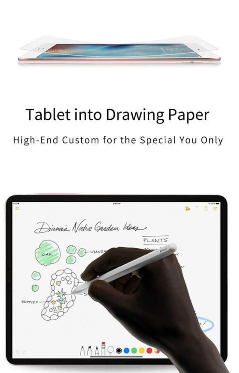 More TR Apple iPad 10.2 (8.Nesil) ​Wiwu iPaper Like Tablet Ekran Koruyucu