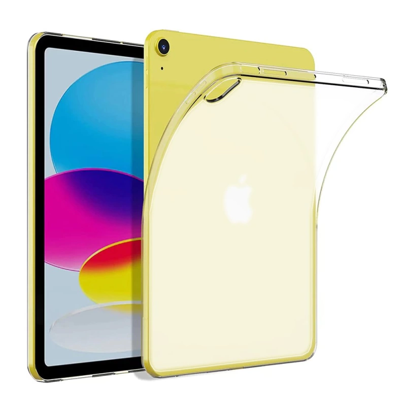 More TR Apple iPad 10.9 2022 (10.Nesil) Kılıf Zore Tablet Süper Silikon Kapak