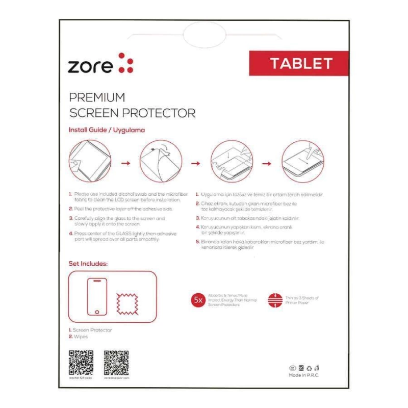 More TR Apple iPad Mini 2021 (6.Nesil) Zore Tablet Blue Nano Ekran Koruyucu