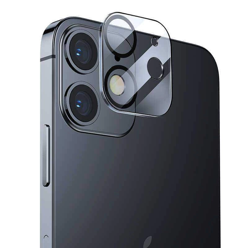 More TR Apple iPhone 12 Mini Benks İntegrated Kamera Lens Koruyucu Cam