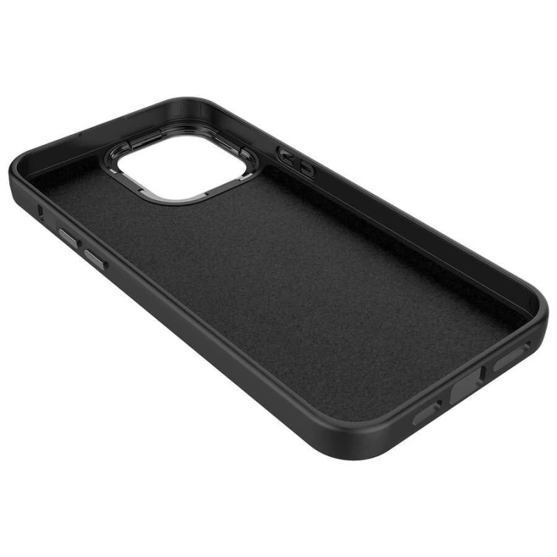 More TR Apple iPhone 12 Pro Max Kılıf Metal Çerçeve ve Buton Tasarımlı Silikon Zore Luna Kapak
