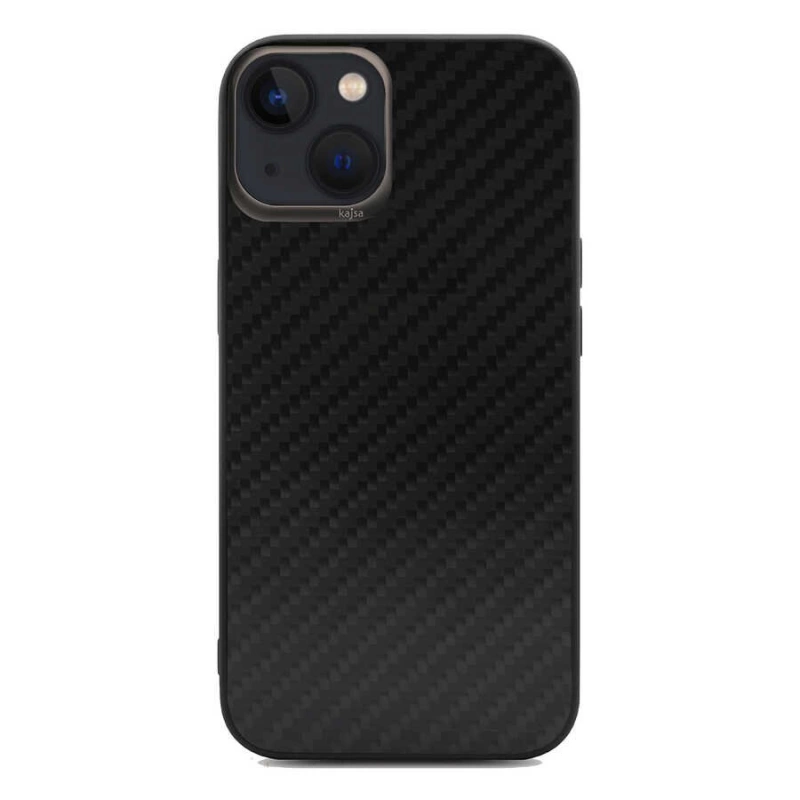 More TR Apple iPhone 13 Kılıf Kajsa Carbon Fiber Collection Arka Kapak