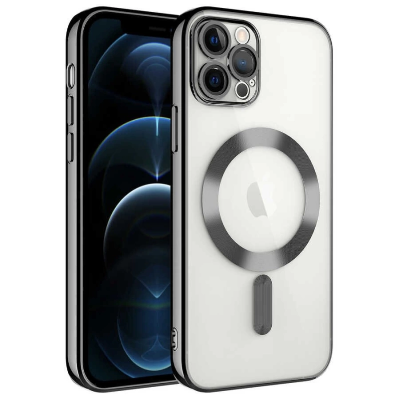 More TR Apple iPhone 13 Pro Kılıf Kamera Korumalı Magsafe Wireless Şarj Özellikli Zore Demre Kapak