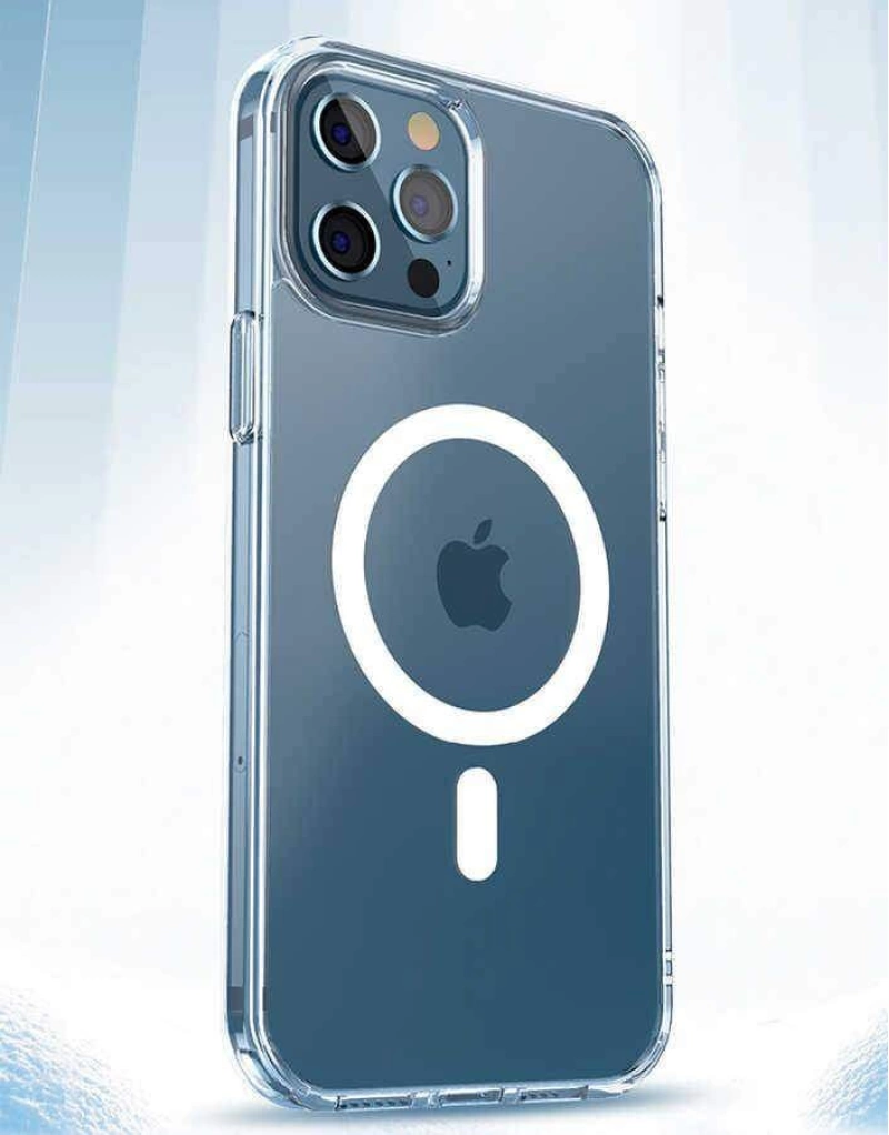 More TR Apple iPhone 13 Pro Kılıf Wiwu Magnetic Crystal Kapak