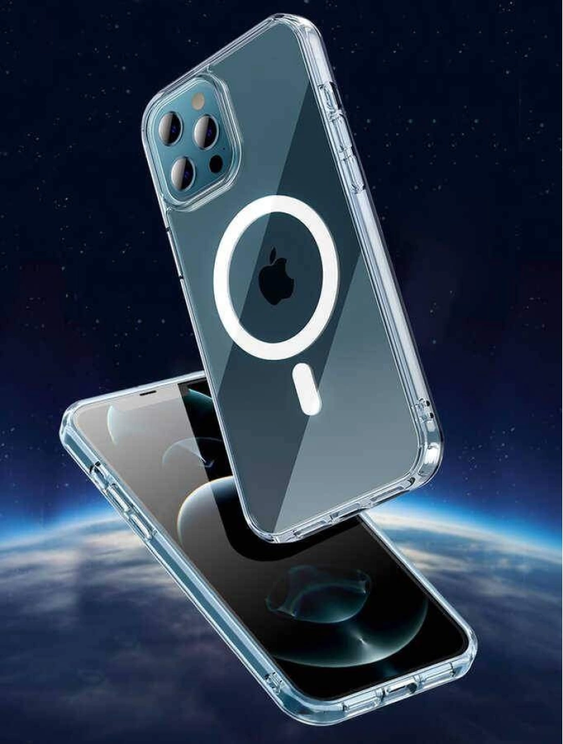 More TR Apple iPhone 13 Pro Kılıf Wiwu Magnetic Crystal Kapak
