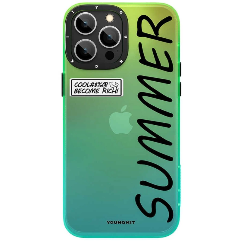 More TR Apple iPhone 13 Pro Kılıf YoungKit Summer Serisi Kapak