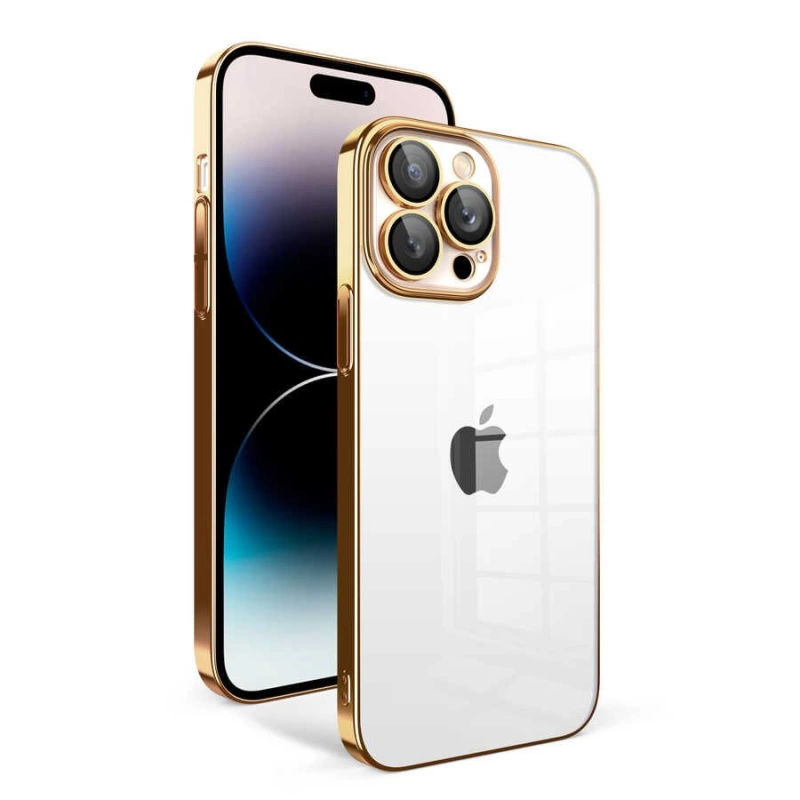 More TR Apple iPhone 14 Pro Kılıf Kamera Korumalı Renkli Çerçeveli Zore Garaj Kapak
