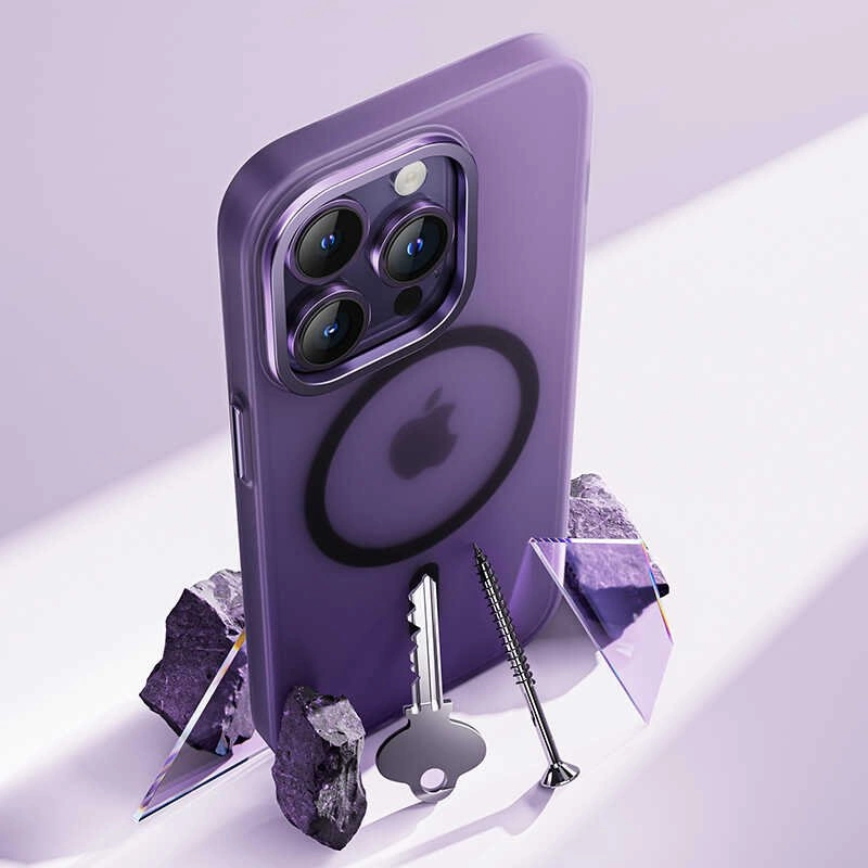 More TR Apple iPhone 14 Pro Max Kılıf Wireless Şarj Destekli Benks Yeni Seri Magnetik Haze Kapak