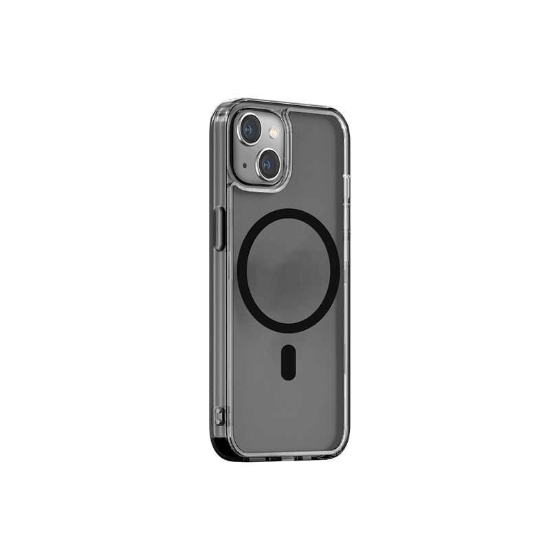 More TR Apple iPhone 14 Wiwu Magsafe Şarj Özellikli Lens Korumalı Şeffaf Silikon Kapak