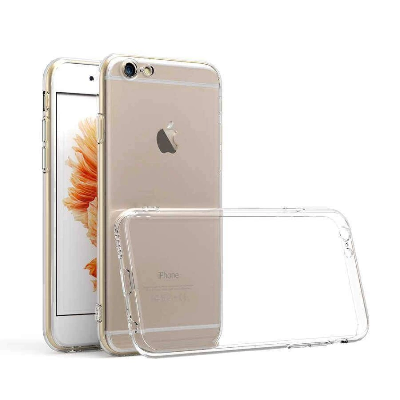 More TR Apple iPhone 6 Kılıf Zore Kamera Korumalı Süper Silikon Kapak
