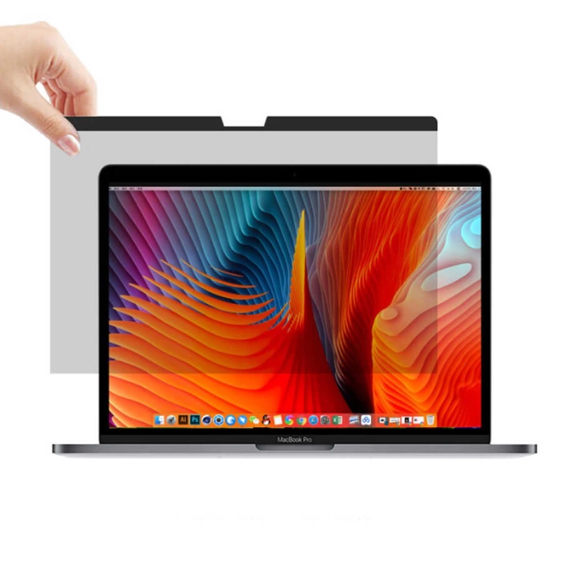 More TR Apple Macbook Pro 14.2 2023 A2779 Wiwu iPrivacy Magnetik Hayalet Ekran Koruyucu