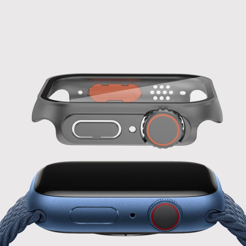 More TR Apple Watch 7 41mm - Watch Ultra 49mm Kasa Dönüştürücü ve Ekran Koruyucu Zore Watch Gard 26