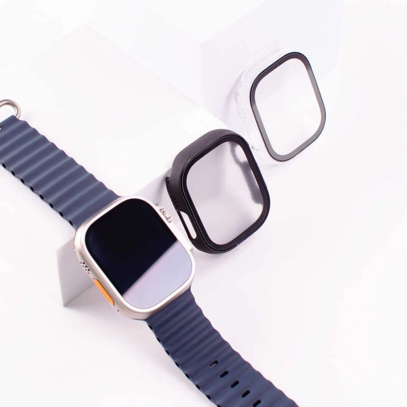 More TR Apple Watch 7 45mm Şeffaf Kasa ve Ekran Koruyucu Zore Watch Gard 13