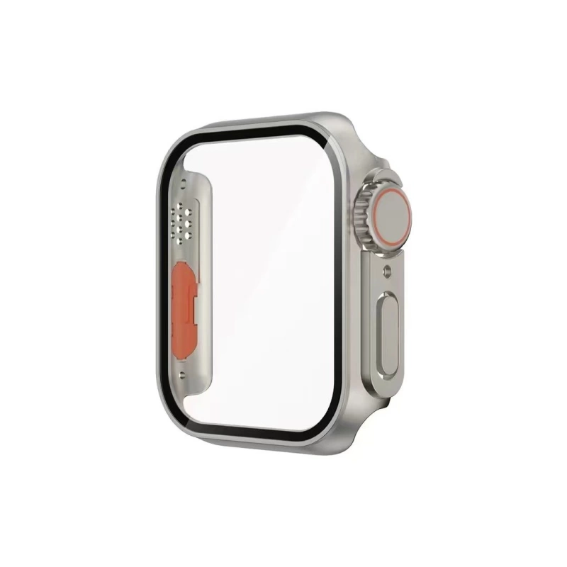 More TR Apple Watch 7 45mm - Watch Ultra 49mm Kasa Dönüştürücü ve Ekran Koruyucu Zore Watch Gard 27