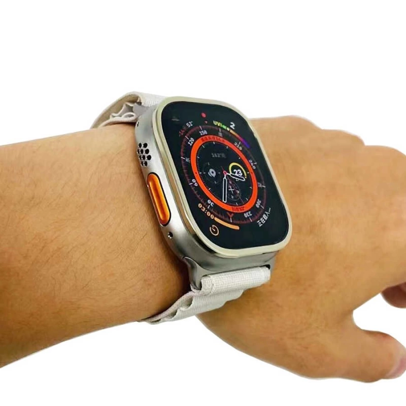 More TR Apple Watch Ultra 49mm Zore Metal Kasa Koruyucu Saat Çerçevesi