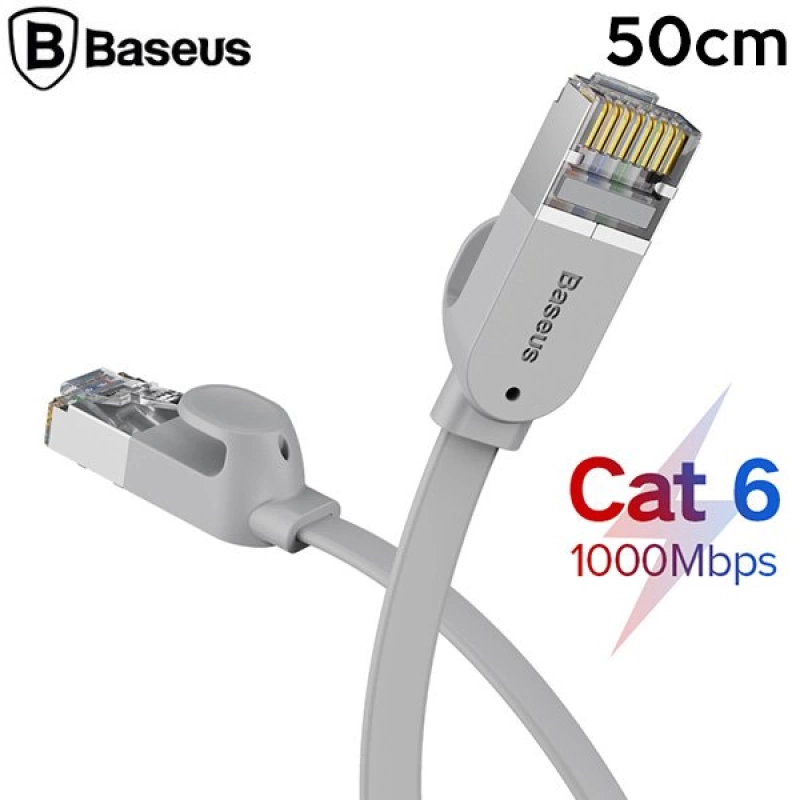 More TR Baseus high Speed Six types of RJ45 Gigabit Ethernet kablosu (round cable)0.5m