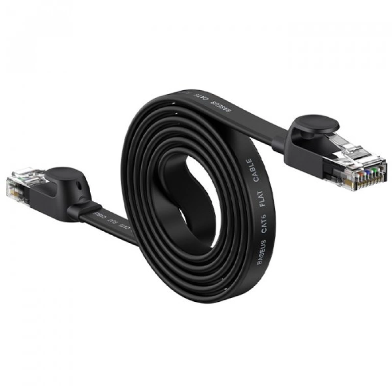 More TR Baseus High Speed Six Types Of RJ45 Gigabit Network Ethernet kablosu (flat cable)1.5m