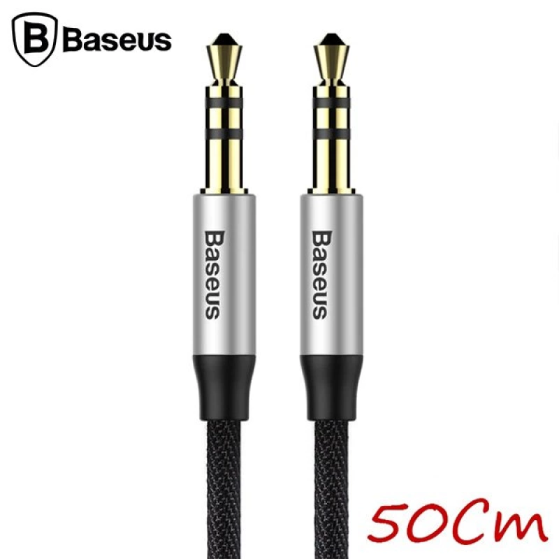 More TR Baseus Yiven M30 3.5mm Aux Kablo 0.50cm Kısa Halat Aux Kablo