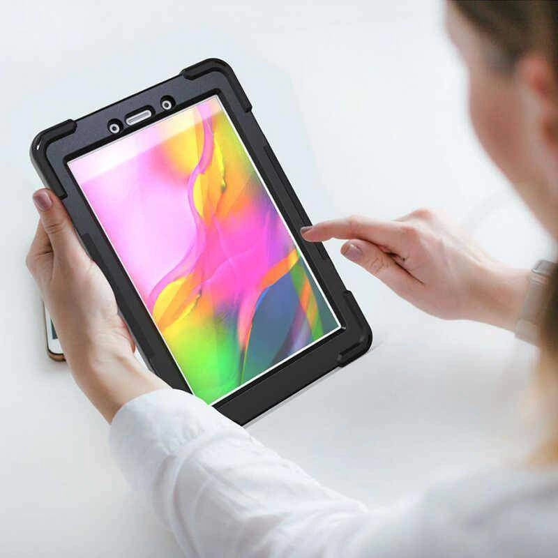 More TR Galaxy Tab S6 Lite P610 Kılıf Zore Defender Tablet Silikon