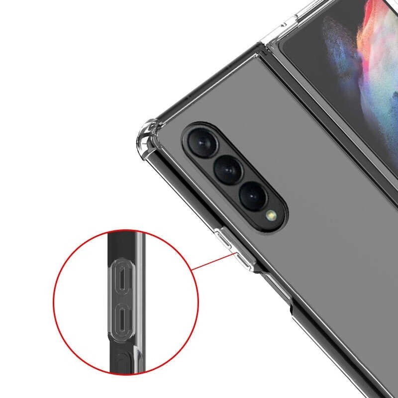 More TR Galaxy Z Fold 3 Kılıf Zore Nitro Anti Shock Silikon