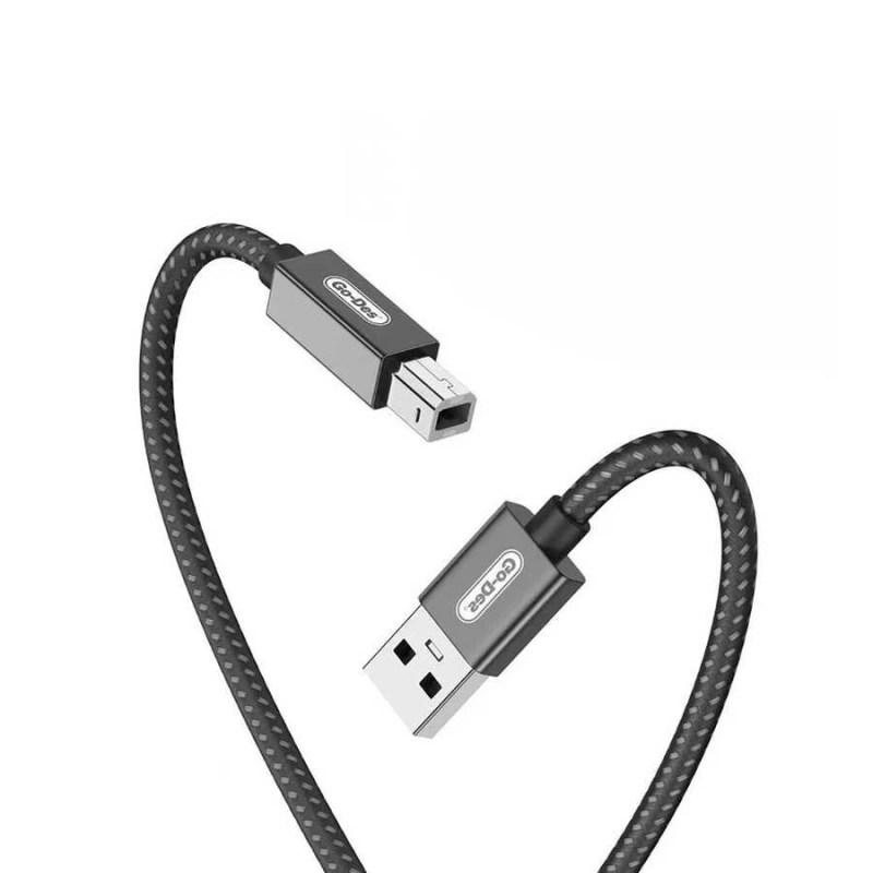 More TR Go Des GD-HM836 USB-A to USB-B 2.0 Örgülü Yazıcı Kablosu 2M