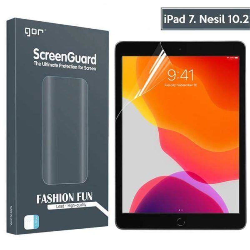 More TR Gor Apple iPad 7. Nesil 10.2 Darbe Emici Ekran Koruyucu