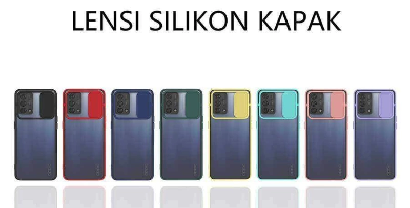 More TR Oppo A74 4G Kılıf Zore Lensi Kapak