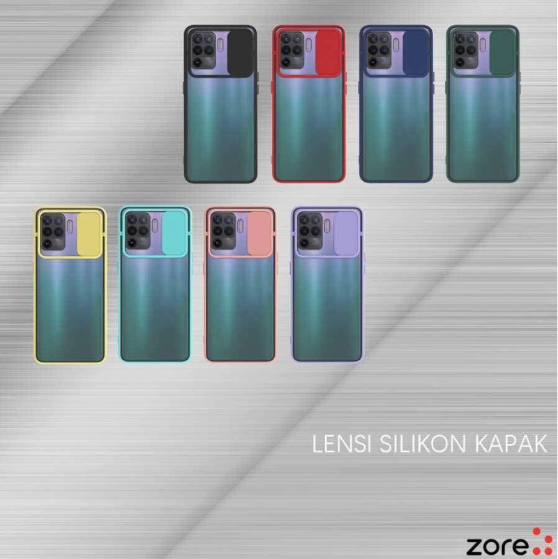 More TR Oppo Reno 5 Lite Kılıf Zore Lensi Kapak