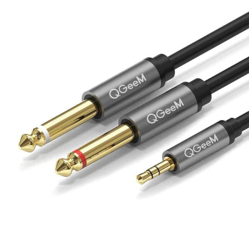 More TR Qgeem QG-AU01 3.5mm To 6.35mm Aux Audio Kablo 1M