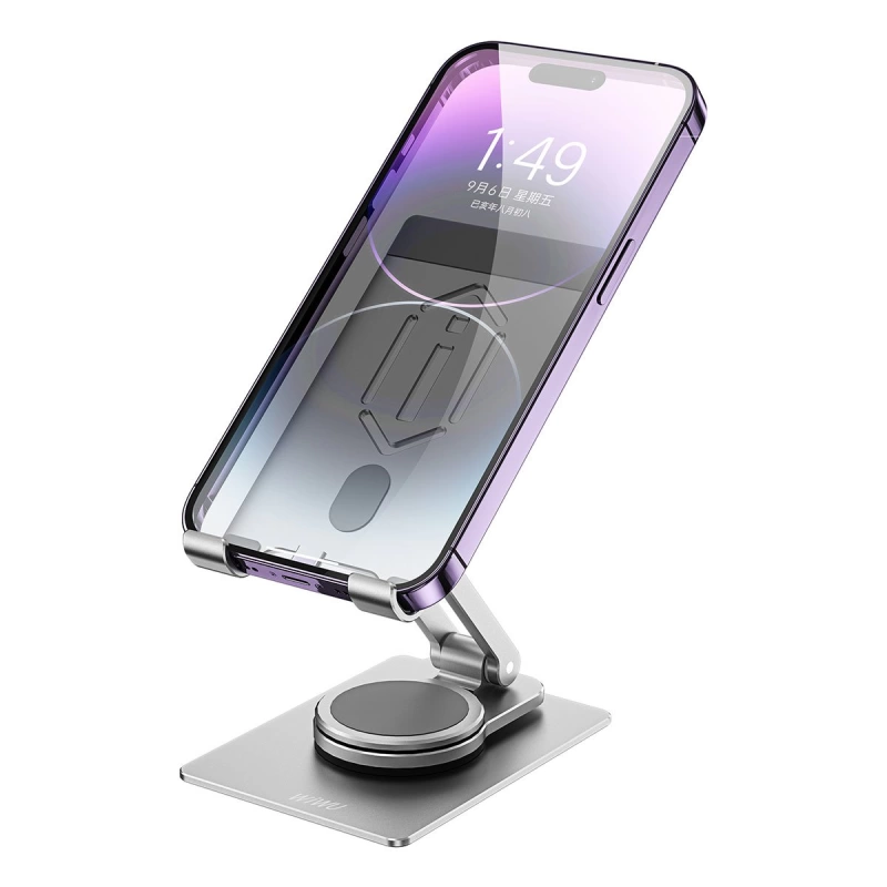 More TR Wiwu ZM107 Taşınabilir Katlanabilir 360 Dönebilen Metal Telefon ve Tablet Standı