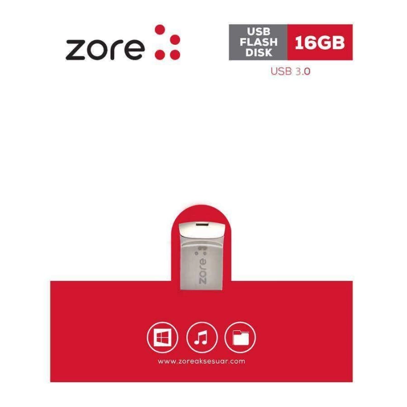More TR ​Zore 3.0 Metal Mini Flash Disk 16 GB