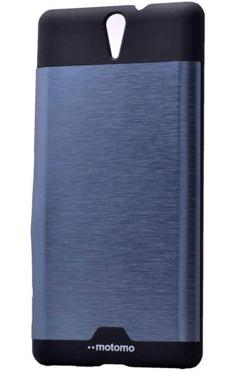 Sony Xperia C5 Ultra Kılıf Zore Metal Motomo Kapak