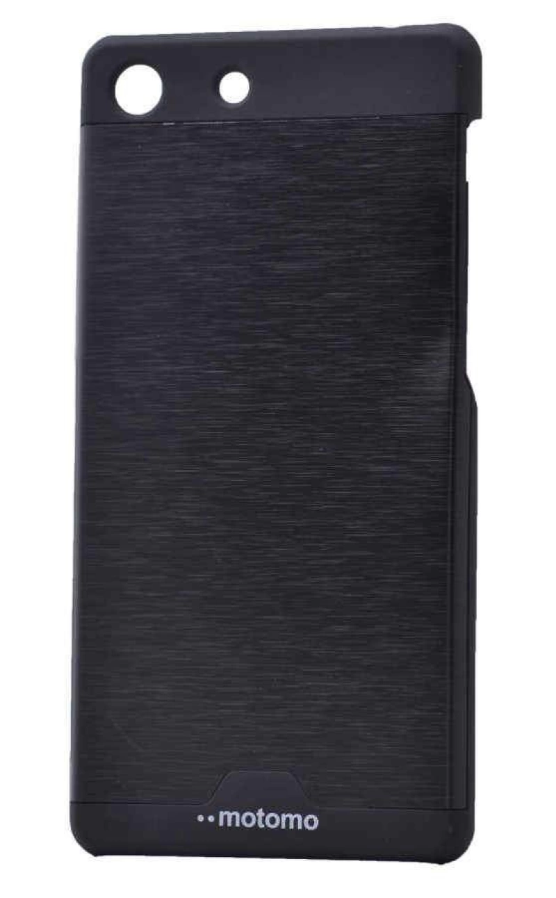 Sony Xperia M5 Kılıf Zore Metal Motomo Kapak