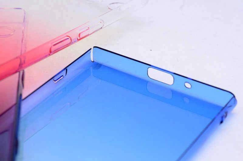 Sony Xperia XZ Premium Kılıf Zore Renkli Transparan Kapak