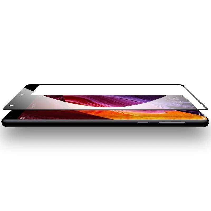 Xiaomi Mi Mix 2S Zore Kenarları Kırılmaya Dayanıklı Cam Ekran Koruyucu