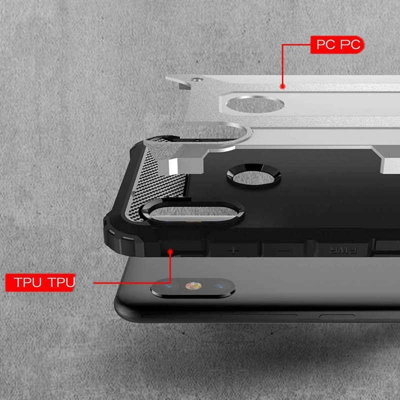 Xiaomi Redmi Note 6 Pro Kılıf Zore Crash Silikon Kapak