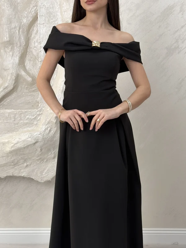 MADONNA YAKA TOKALI ELBİSE