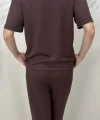 POLO YAKA TSHİRT MODAL TAKIM- KAHVERENGİ