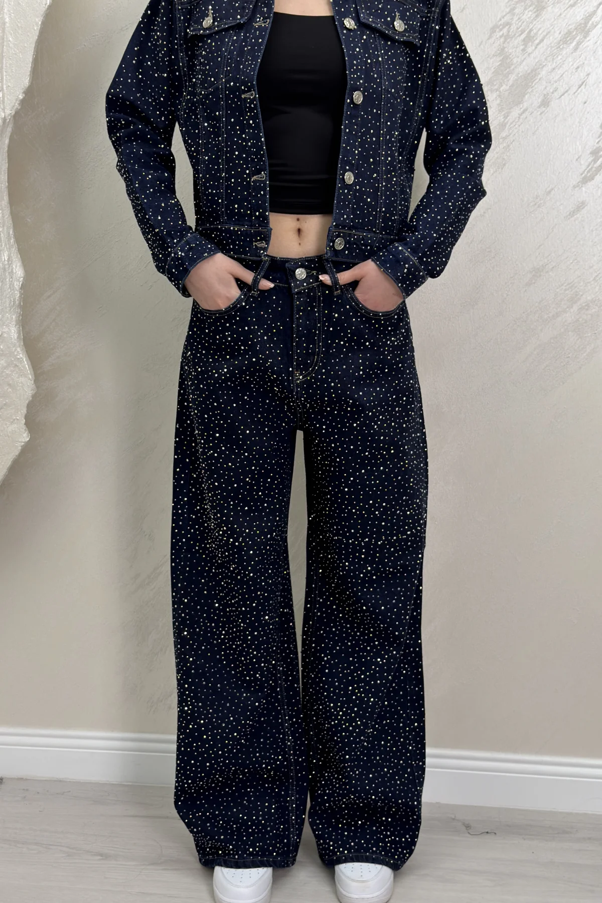 TAŞLI PREMİUM KOT TAKIM