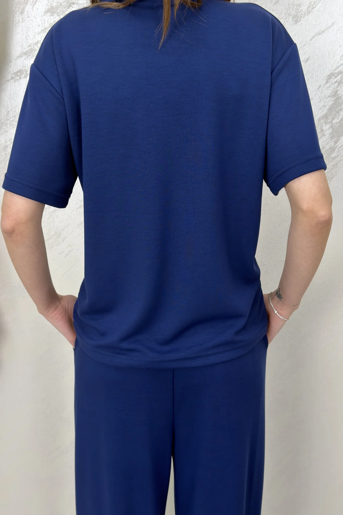 POLO YAKA TSHİRT MODAL TAKIM- LACİVERT