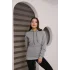 Kapşonlu Kanguru Cep Detaylı Üç İplik Şardonlu Sweatshirt