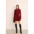 Kadın Mini Bodycon Elbise – Çıkarılabilir Etek Detaylı, Modern & Şık Tasarım-KIRMIZI