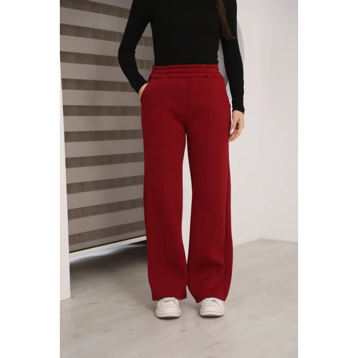 Kadın üç iplik Şardanlı bol paça eşofman altı