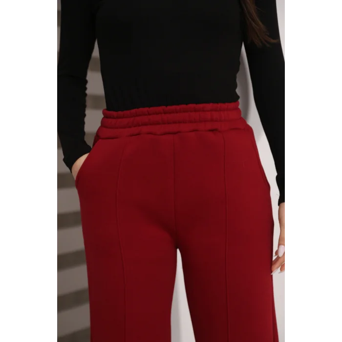 Kadın üç iplik Şardanlı bol paça eşofman altı