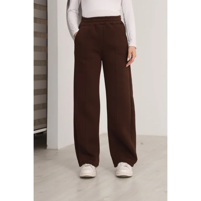 Kadın üç iplik Şardanlı bol paça eşofman altı