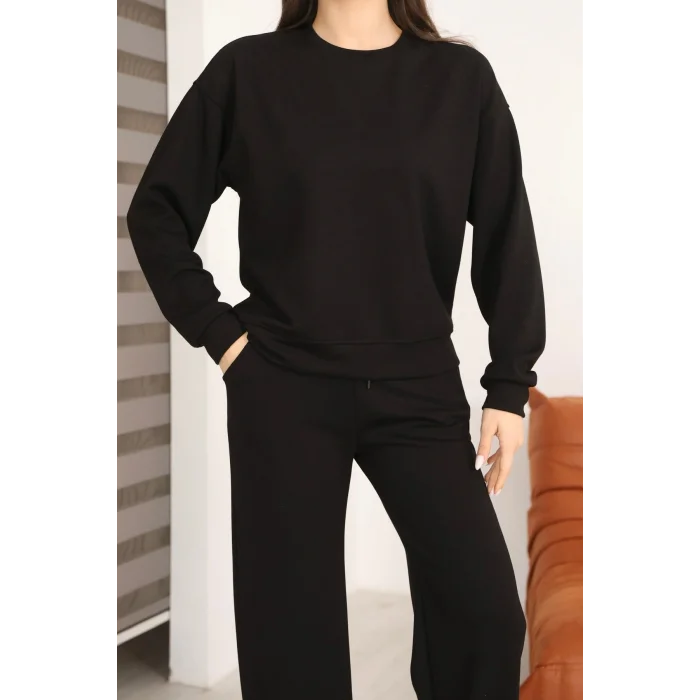 Kadın Altı Çımalı Detaylı Eşofman Takımı