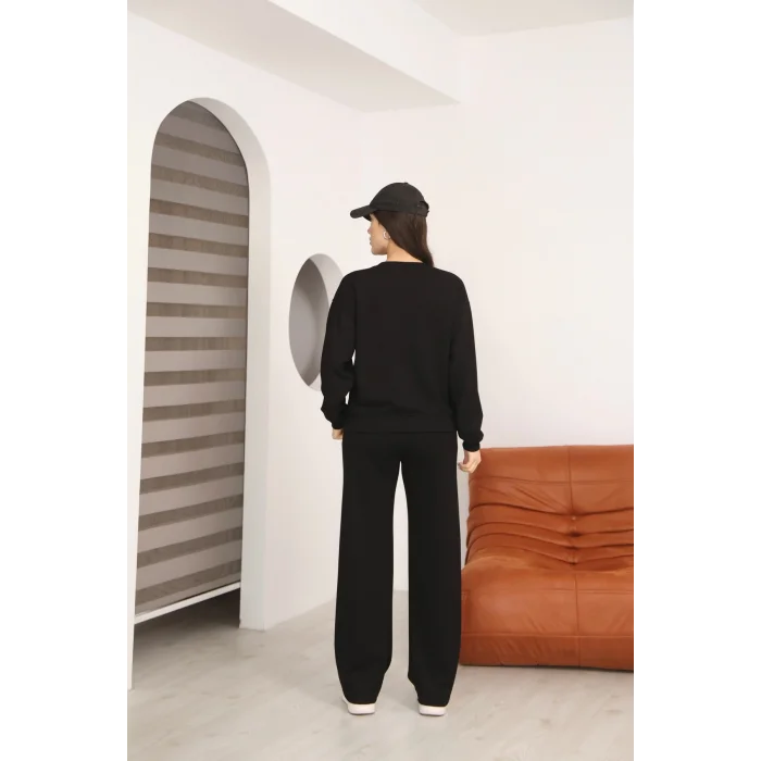 Kadın Altı Çımalı Detaylı Eşofman Takımı