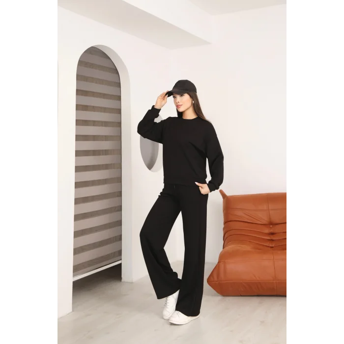 Kadın Altı Çımalı Detaylı Eşofman Takımı